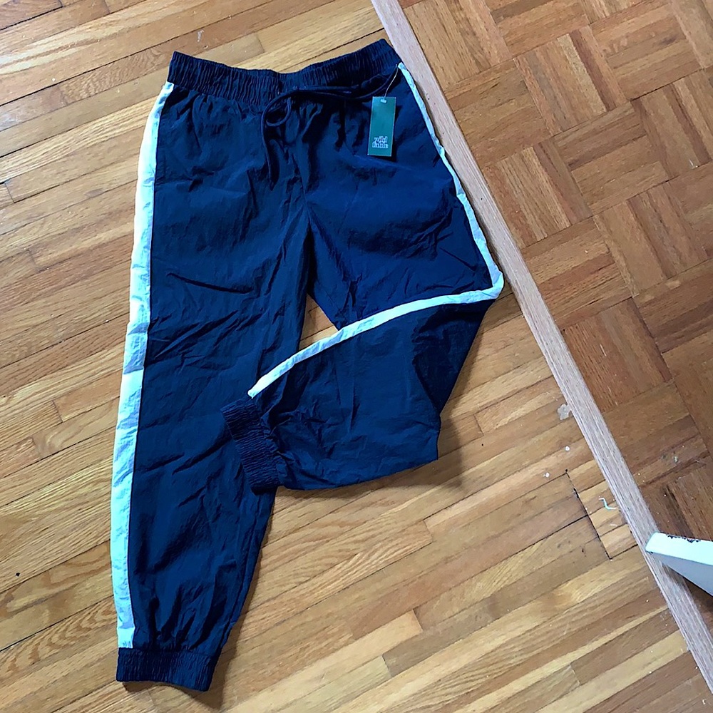 Track pants Blue with white stripe